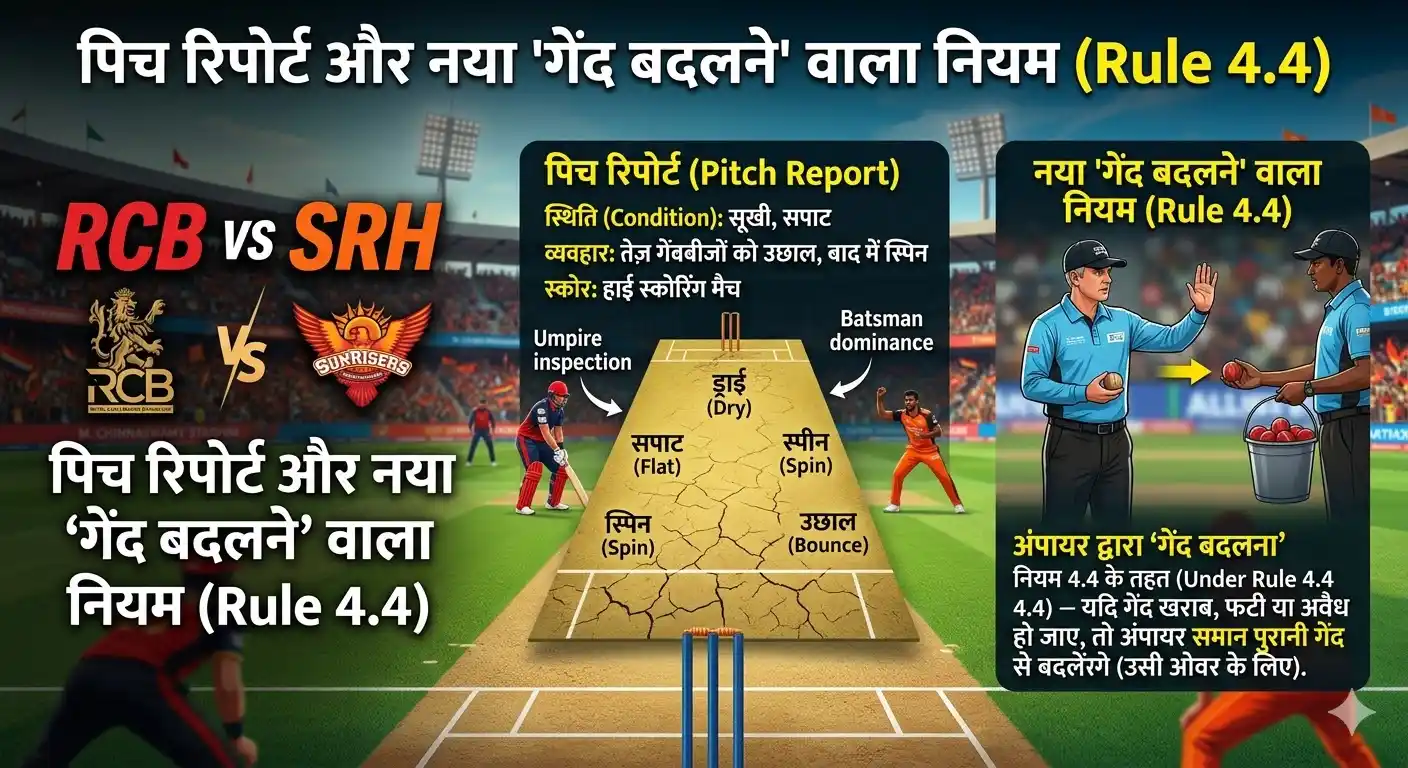 चिन्नास्वामी स्टेडियम पिच रिपोर्ट और मौसम की जानकारी - क्रिकेट संगम