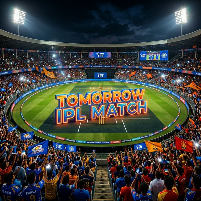 Tomorrow IPL Match 2026